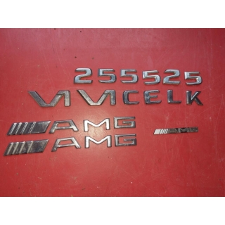 Emblem ///AMG V12 Typenschild Konvolut original Mercedes 2208170815