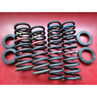 4 Federn vorne hinten ORIGINAL Mercedes W126 SE SEL SEC 1263211604 1163241104