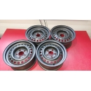 4 Stahlfelgen ORIGINAL Mercedes W126 W116 R107 W108 W109...