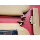 Sonnenblenden links rechts dattel Mercedes W126 SE SEL 1268100910 1268101010