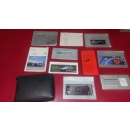Bordmappe Leder Etui Betriebsanleitung Wartungsheft Mercedes R129 SL 1991 USA