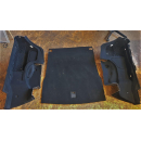 3x Verkleidung Kofferraum schwarz Mercedes W212 Limousine