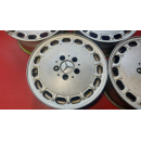 4x Gullideckel Alufelgen original Mercedes W126 R107 7x15 ET 25 1264003002