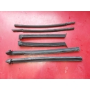 6x Dichtung Gummilippe Türscheibe Verdeck Mercedes SL R129 W129