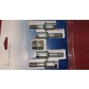 4x Felgenschlösser NEU 70mm ORIGINAL Mercedes W124 W201 R129 W140 B66408234