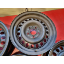 4x Stahlfelgen 1264002802 7x15 ET 25 original Mercedes W126 R107 VW T3