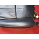 Sitzbezug Lehne Leder schwarz Sitzheizung Mercedes W221 2219103347 9E43