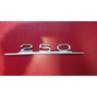 Emblem 250 Typenschild Schriftzug Mercedes W114 /8 1148170915