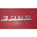 Emblem 280E Typenschild Schriftzug Mercedes W123 1238170815