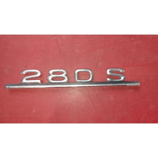 Emblem 280S Firmenzeichen Typenschild Heckdeckel Mercedes W116 1168171615