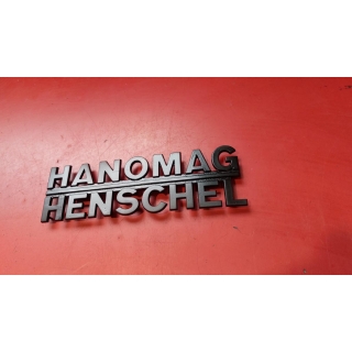 Emblem HANOMAG HENSCHEL Firmenzeichen Typenschild Transporter