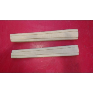 2 Verkleidung Fenstersteg hinten creme Mercedes W126 SEL 1267300551 1267300651