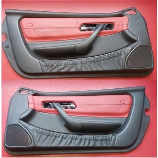 Türverkleidungen Final Edition Leder Nappa Rot SLK R170 1707204070 1707203970