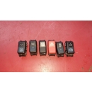 6x Schalter ASR Warnblinker Heckwischer Heckscheibe ORIGINAL Mercedes W124 Kombi
