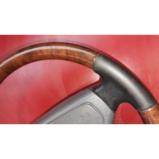 Lenkrad Airbag Wurzelholz Leder Für Mercedes R170 R129 W202 Sportline Ab Bj.1999