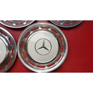4x Radkappe Mercedes W123 R107 W116 W111 W114 W115 W109 W108 15 Zoll 1154010424 #1