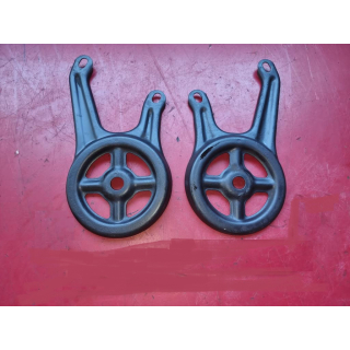 2x Abstützblatt Gummilager Hinterachsträger Mercedes W126 1263520625 1263520725