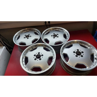 4x Alufelgen INTRA 8x18 ET35 8018 AMG Style II Mercedes W202 W203 W208 W209 W124