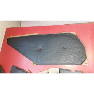 4x Türverkleidung Leder schwarz Mercedes W126 SEL 1979 bis 1987 1267201770