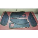 4x Türverkleidung Leder schwarz Mercedes W126 SEL...