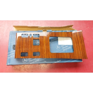 Zebrano Holz Blende NEU Mittelkonsole Fensterheber Mercedes W124 1246801289