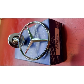 Stern NEU Emblem Kühlergrill ORIGINAL Mercedes W201 W123 W126 2018800086 OVP