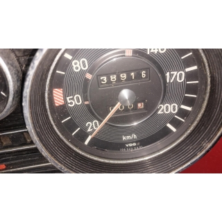 Kombiinstrument Tachometer 200 km/h VDO Mercedes W108 W109 W114 W115 1085420401