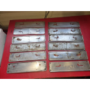 12x Kennzeichenplatte ORIGINAL Mercedes W108 W109 W111...