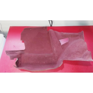 Verkleidung links Kofferraum Velours rot Mercedes W126 SE SEL 1266932533 3124