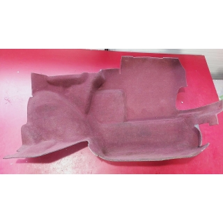 Verkleidung rechts Kofferraum Velours rot Mercedes W126 SE SEL 1266932433 3124