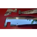 4x Türbeschlag Chrom Abdeckung vorn rechts Mercedes W111 Coupe Cabrio 1117286221