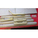 4x Türverkleidung beige hellbraun ORIGINAL Mercedes /8 W114 W115 Limousine