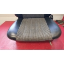 Sitz Fahrersitz Stoff blau Teilleder Mercedes W123 Limousine Kombi 1. Serie