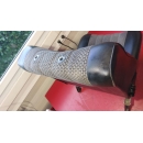 Sitz Fahrersitz Stoff blau Teilleder Mercedes W123 Limousine Kombi 1. Serie