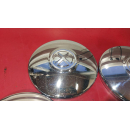 6x Radkappe Chrom flach VW Käfer ab 1968 Bulli Bus T2 T3 Oldtimer