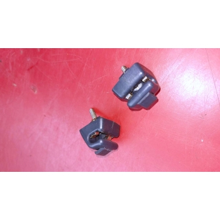 2x Halter Sonnenblende mit Kontakt blau Mercedes SL R129 1298100225