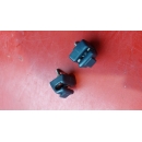 2x Halter Sonnenblende mit Kontakt blau Mercedes SL R129 1298100225