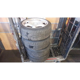 4 Alufelgen Carlsson 1/6 EVO 8,5x18 ET 40 Sommerreifen 235/40 Michelin Mercedes