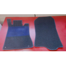 2 Fußmatten Rips Teppich blau Druckknöpfe ORIGINAL Mercedes SL R129