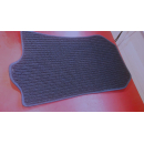 2 Fußmatten Rips Teppich blau Druckknöpfe ORIGINAL Mercedes SL R129