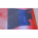 2 Fußmatten Rips Teppich blau Druckknöpfe ORIGINAL Mercedes SL R129