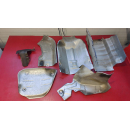 6x Hitzeblech Abschirmblech Auspuff Kat Mercedes R129 SL...