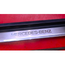 Verkleidung Einstieg außen rechts blau Chrom Mercedes SL R129 1296800435 5076