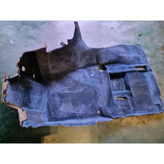 Teppich Fußraum Velours links blau 272 Mercedes SL R129 W129 1296800940 5A96