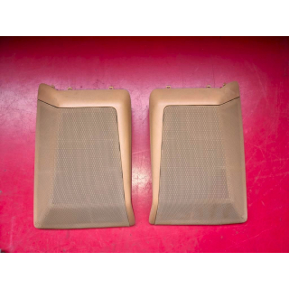 2 Lautsprecherabdeckungen hinten dattel Mercedes W126 1268202112 1268202212 8326