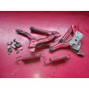 2x Scharnier Motorhaube 568 Signalrot Mercedes W126...