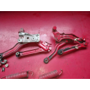 2x Scharnier Motorhaube 568 Signalrot Mercedes W126...