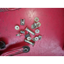 2x Scharnier Motorhaube 568 Signalrot Mercedes W126 1268800128 1268800228