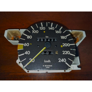 Kombiinstrument Tacho Mercedes W126 V8 380 SE SEL SEC 0105428606 1265426001