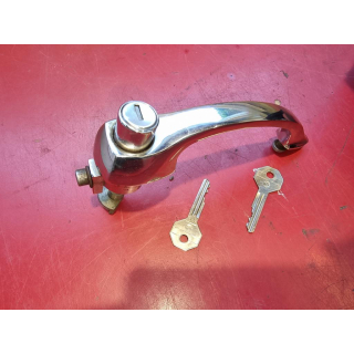 Türgriff links außen mit 2 Schlüssel Chrom Mercedes W110 W111 W112 1107660701